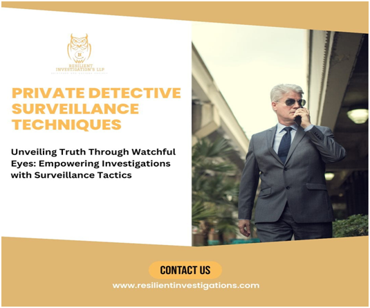 Private detective surveillance techniques